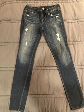 Express dark denim Size 2R skinny jeans stretchy